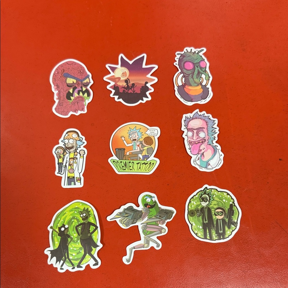 Colorful Cartoon Character Stickers